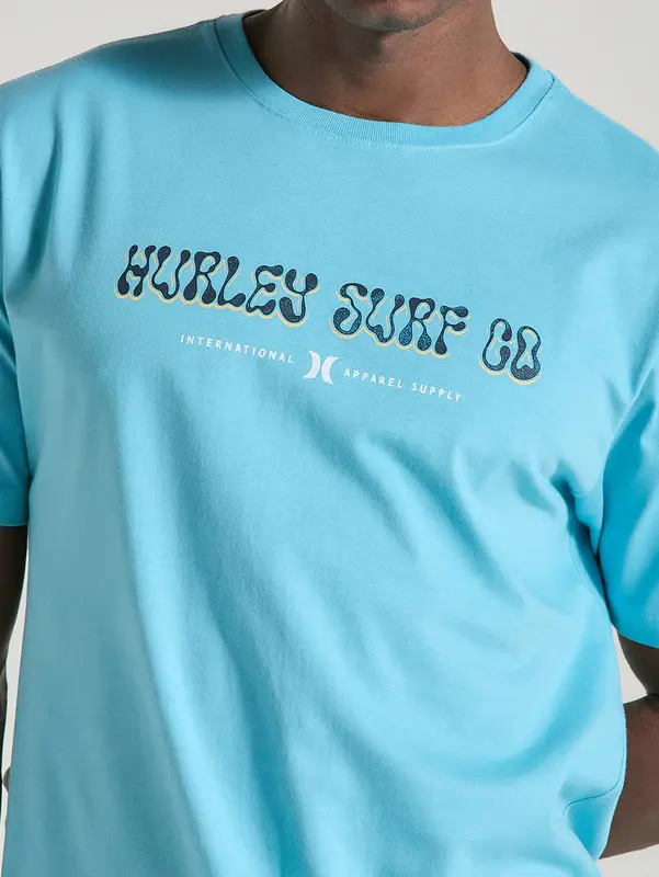 CAMISETA HURLEY SILK POSTER AZUL