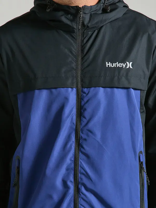 CORTA VENTO HURLEY RANGE IMPERMEÁVEL MARINHO