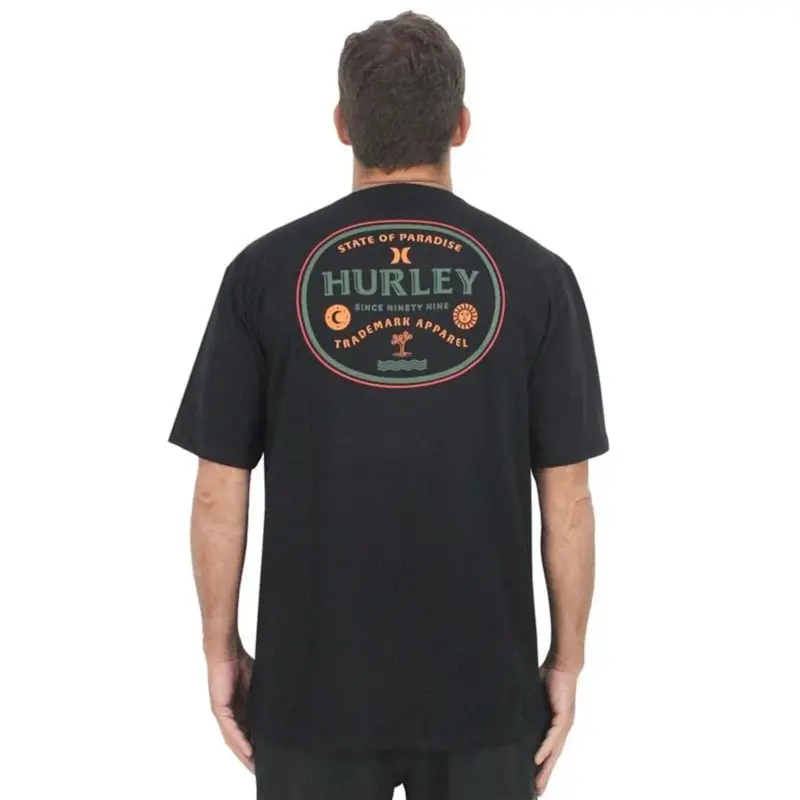 CAMISETA HURLEY SILK BOTTLE OVER PRETO