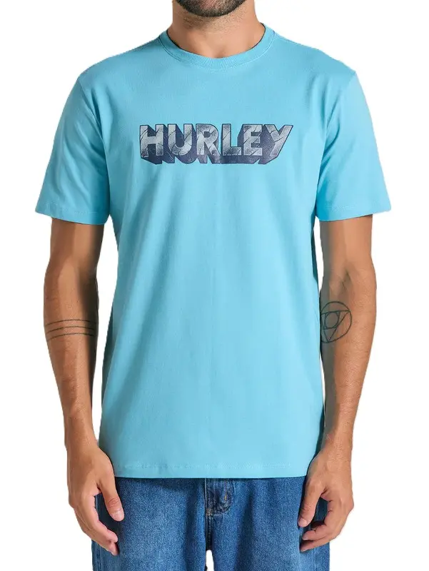 CAMISETA HURLEY SILK STONE AZUL
