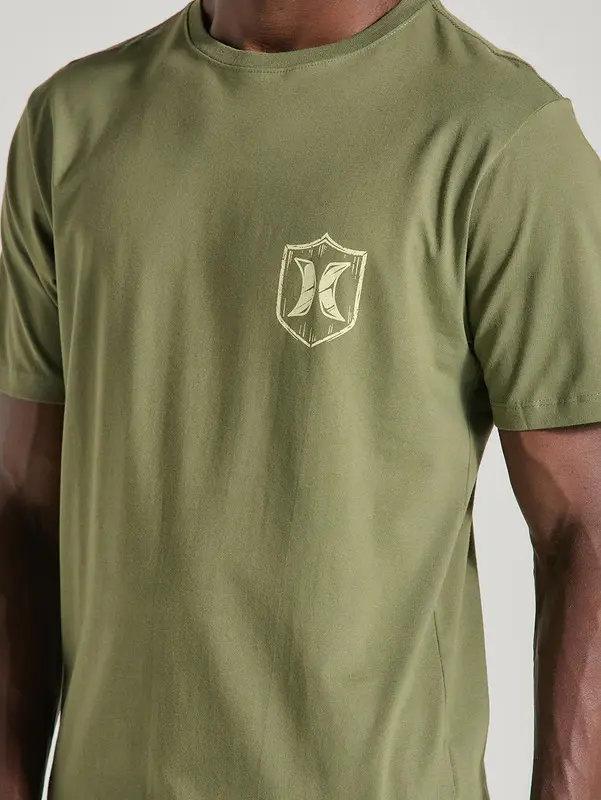 CAMISETA HURLEY SILK EAGLE MILITAR