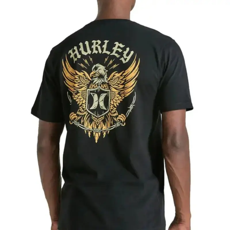 CAMISETA HURLEY SILK EAGLE PRETO