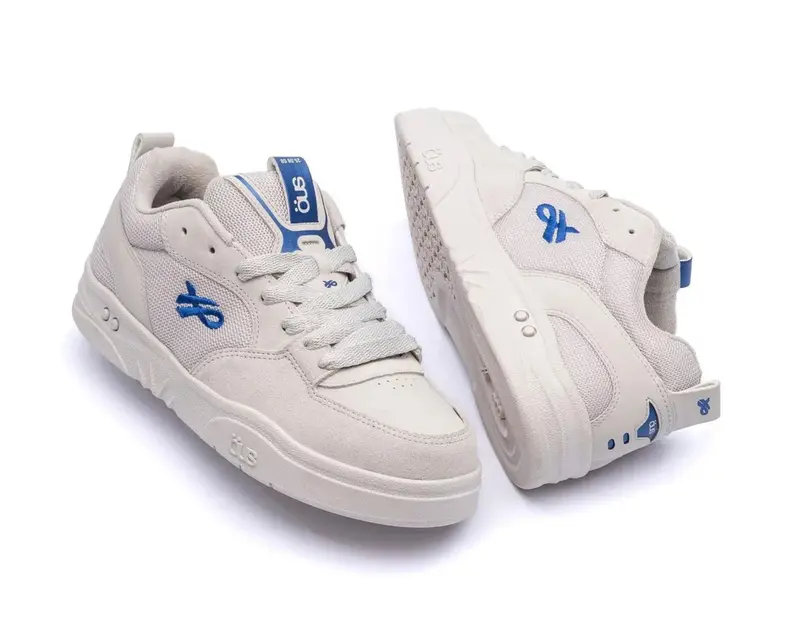 TENIS ÖUS FLUENTE CINZA AZUL NEVOA ESSENCIAL