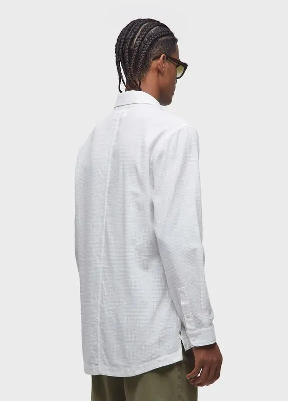 CAMISA OSKLEN PJ COTTON TEXTURE MANGA LONGA OFF WHITE