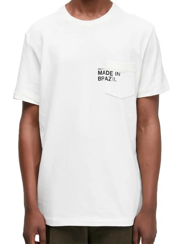 CAMISETA OSKLEN POCKET MADE IN BRAZIL OFFWHITE