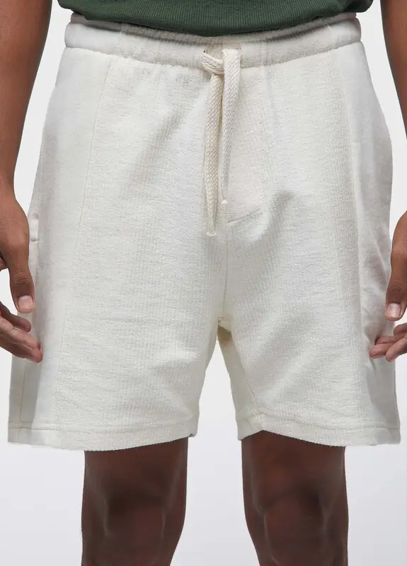 BERMUDA OSKLEN MIX RIBBED OFF WHITE
