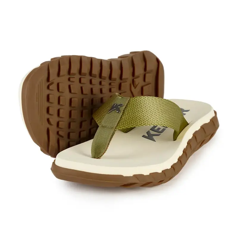 SANDALIA KENNER MEGAH CREPE/BAUNILHA/CAQUI