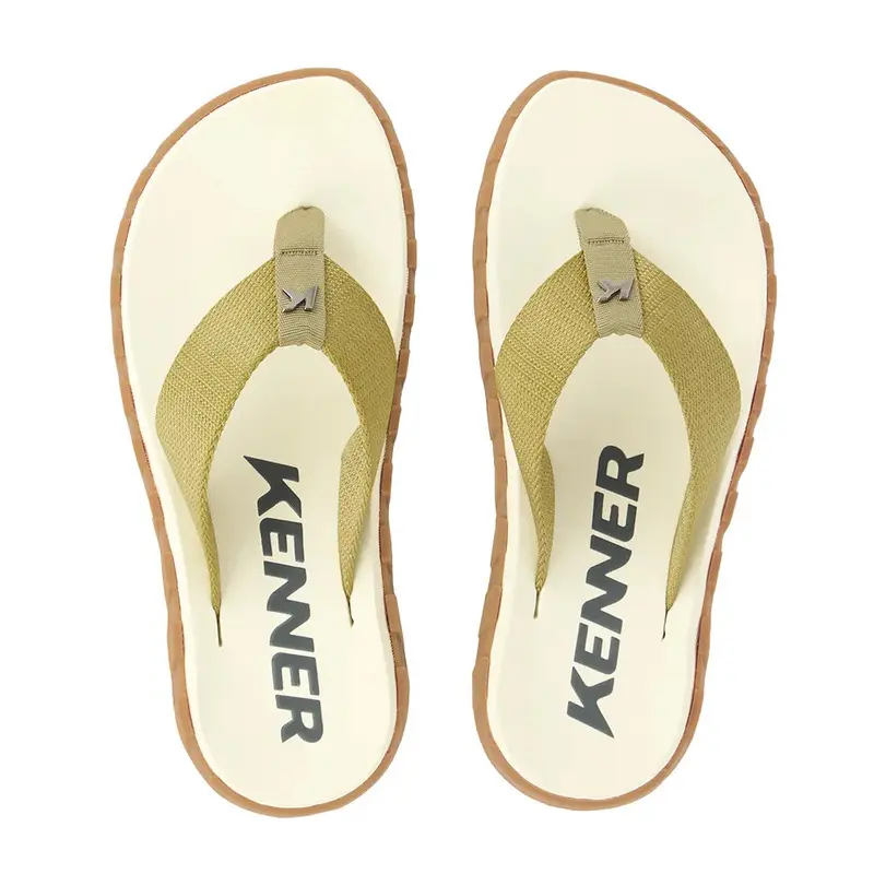 SANDALIA KENNER MEGAH CREPE/BAUNILHA/CAQUI