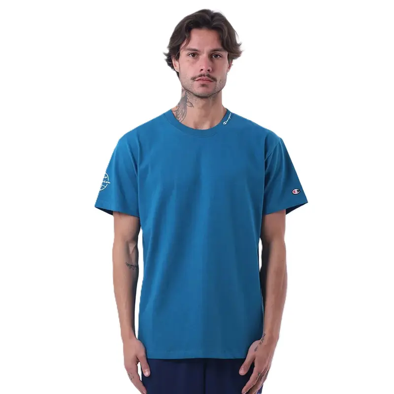 CAMISETA CHAMPION GLOBAL MADE FRESH TEAL