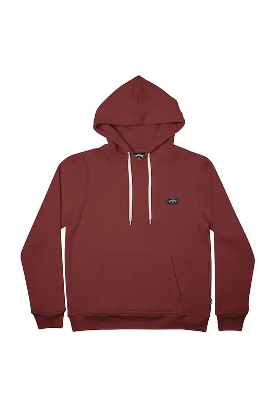 MOLETOM BILLABONG SMALL ARCH PATCH 310G JUVENIL VINHO