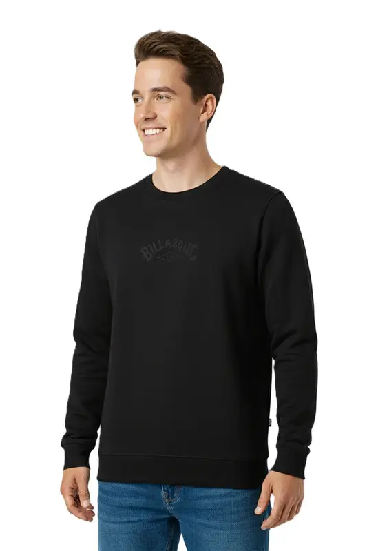 MOLETOM BILLABONG CARE MID ARCH TN PRETO