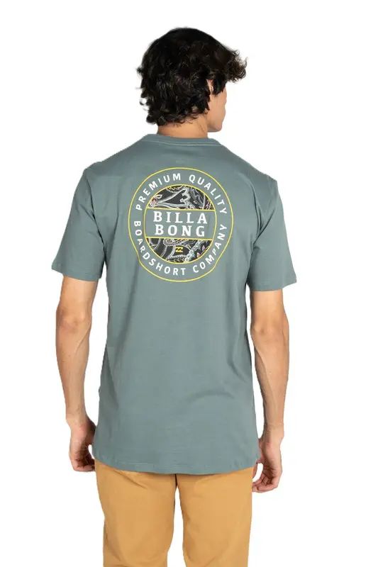 CAMISETA BILLABONG ROTOR FILL VERDE ESCURO