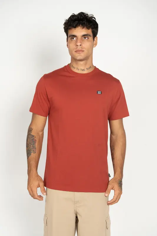CAMISETA BILLABONG M/C ICON PATCH VINHO