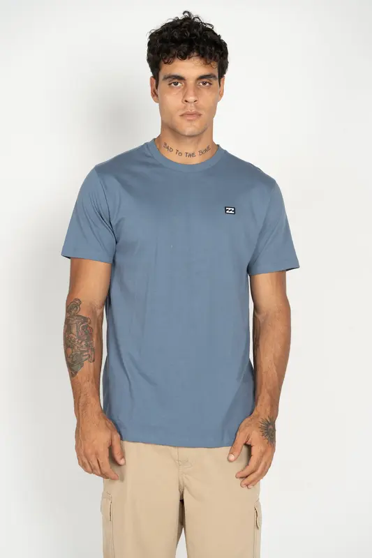 CAMISETA BILLABONG M/C ICON PATCH AZUL