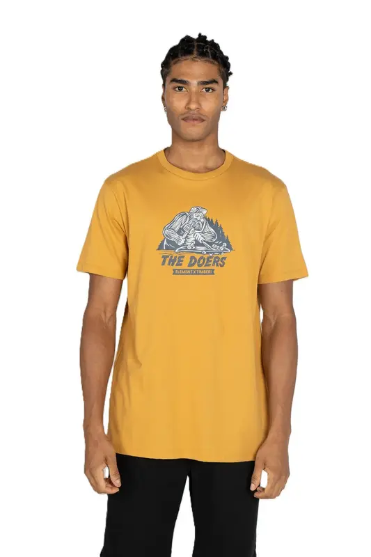 CAMISETA ELEMENT SHAPER AMARELO