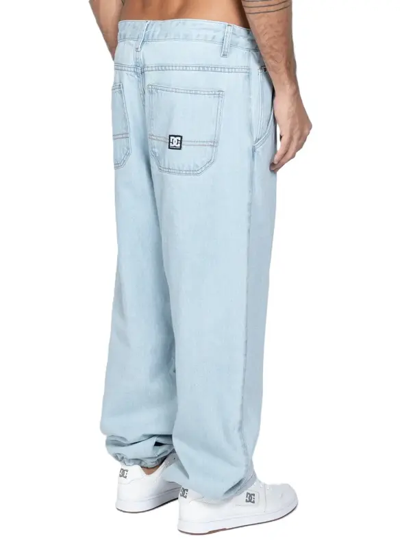 CALCA DC SHOES JEANS WORKER BAGGY AZUL CLARO