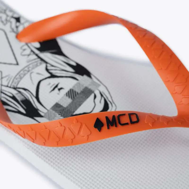 CHINELO MCD SANTA CENSURADA BRANCO