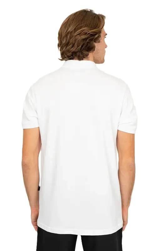 POLO QUIKSILVER EMBROIDERY PIQUET BRANCO