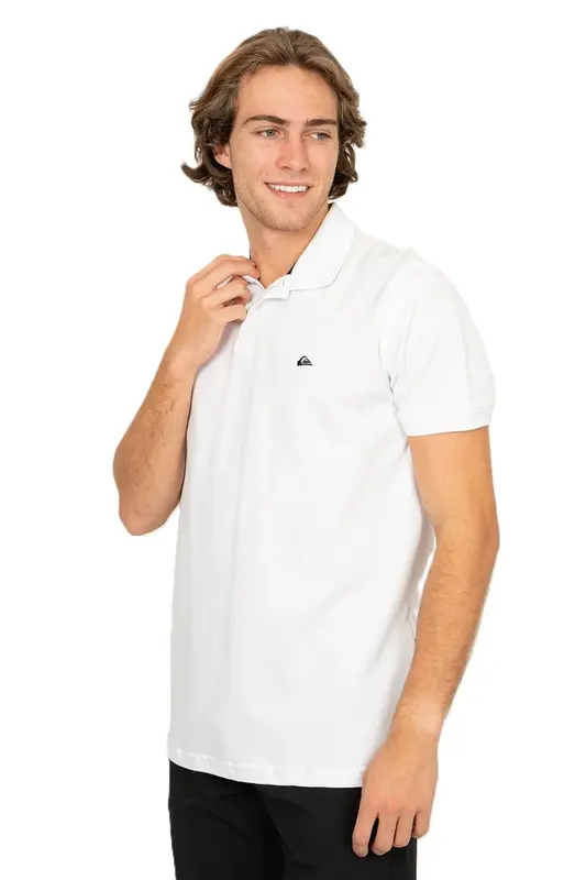 POLO QUIKSILVER EMBROIDERY PIQUET BRANCO