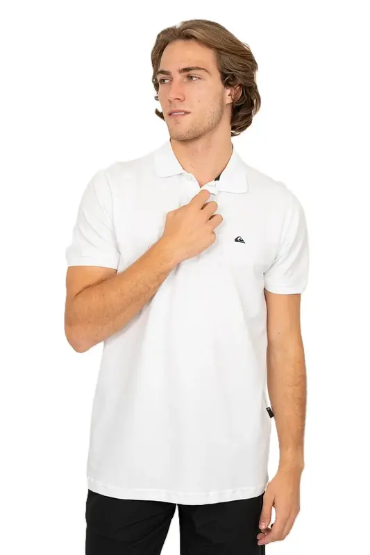 POLO QUIKSILVER EMBROIDERY PIQUET BRANCO