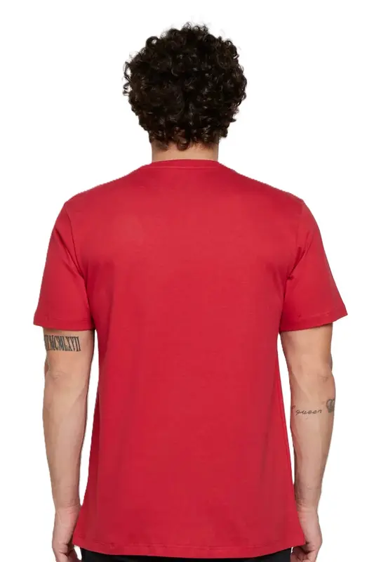 CAMISETA QUIKSILVER IMPAIRED LOGO DNA VERMELHO