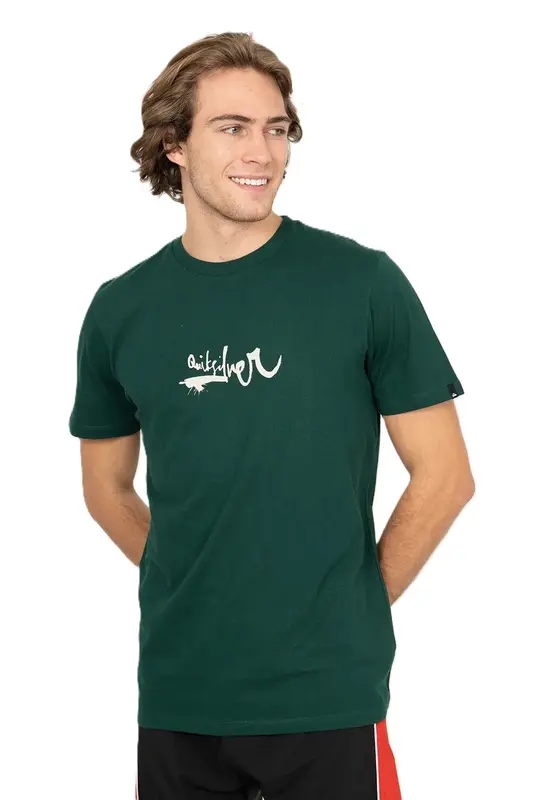 CAMISETA QUIKSILVER IMPAIRED LOGO DNA VERMELHO
