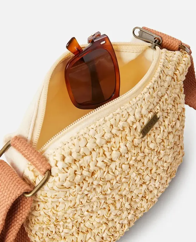 BOLSA RIP CURL ESSENTIALS STRAW CROSSBODY NATURAL