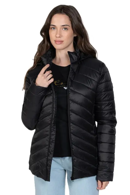 JAQUETA ROXY COASTEL ROAD HOODED PRETO