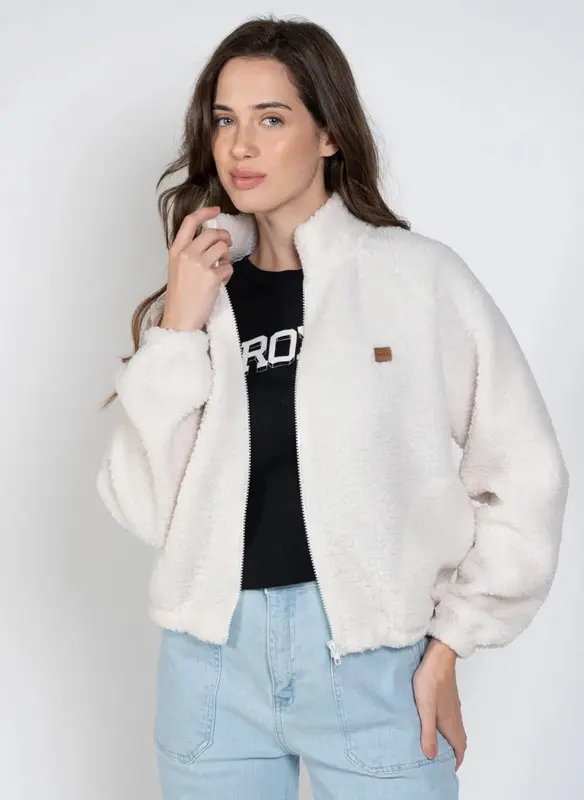 MOLETOM ROXY ABER CASTLE ON THE HILL OFF WHITE