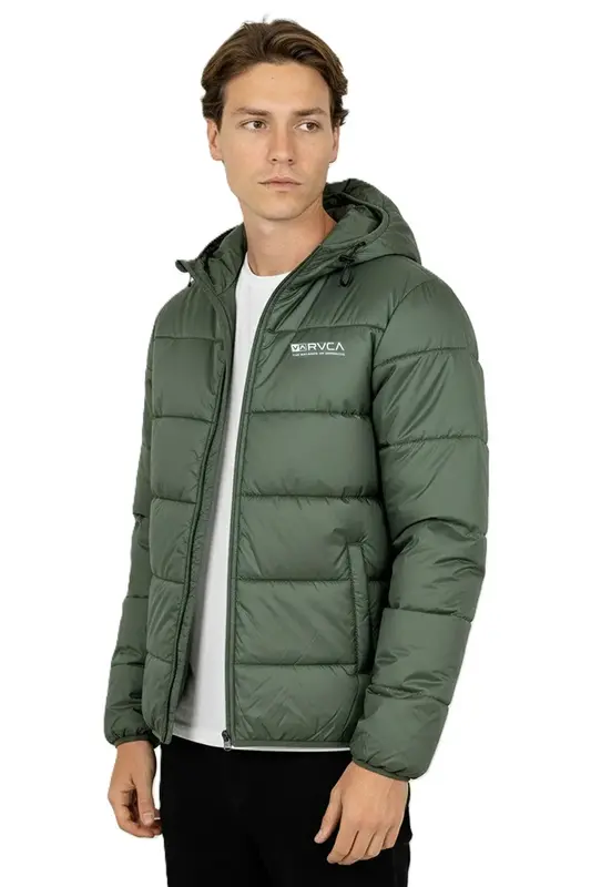 JAQUETA RVCA PUFFER VERDE MILITAR