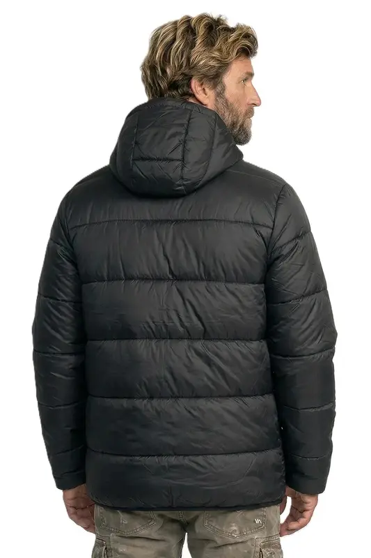 JAQUETA RVCA PUFFER PRETO