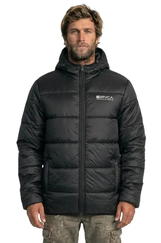 JAQUETA RVCA PUFFER PRETO