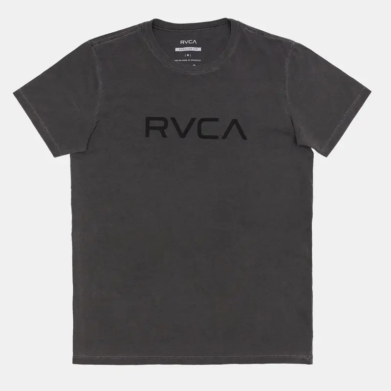 CAMISETA RVCA M/C BIG RVA STONE PRETO