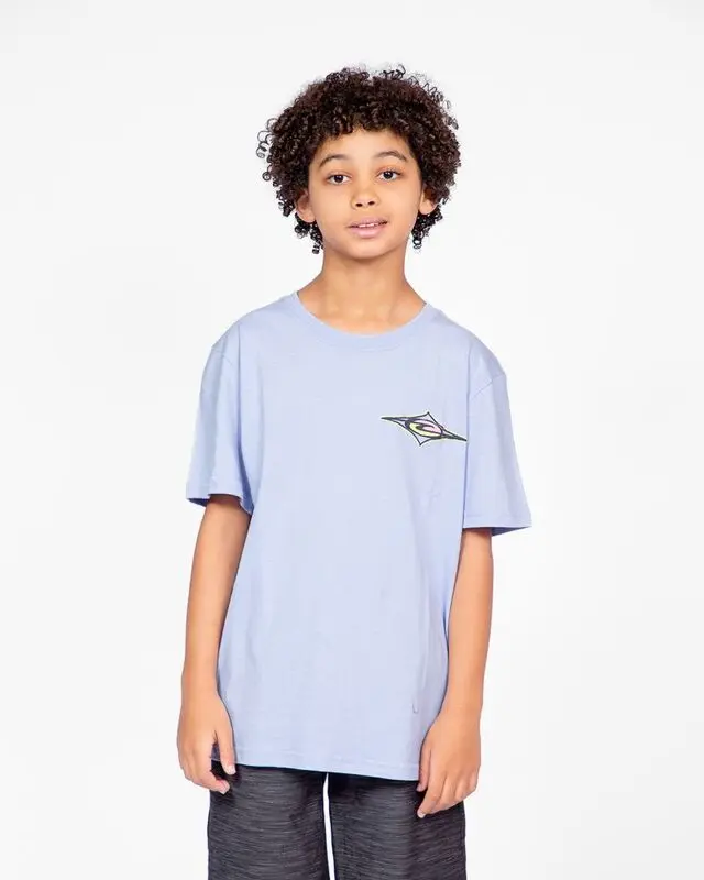 CAMISETA RIP CURL RAW ENERGY MAXXED JUV 419-ICED BLUE