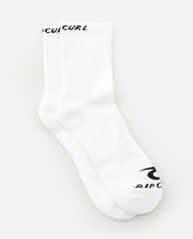 MEIA RIP CURL CANO MEDIO 3PK 1000-WHITE