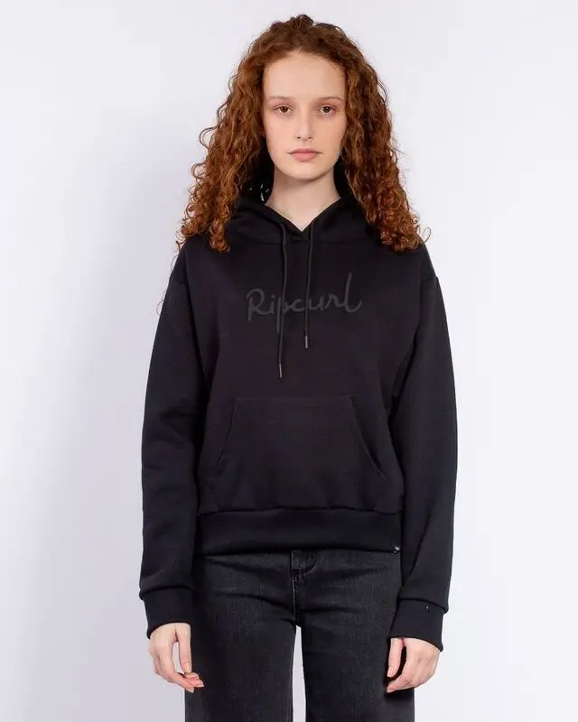 MOLETOM RIP CURL SAN CARLOS SCRIPT 90-BLACK