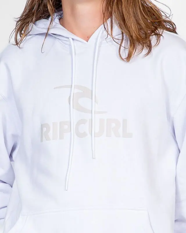 MOLETOM RIP CURL PUFF ICON LOGO 1000-WHITE