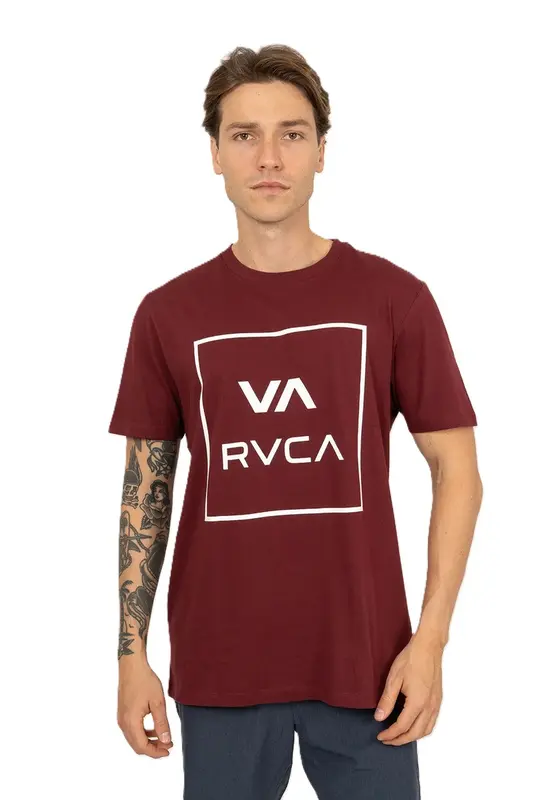 CAMISETA RVCA VA ALL THE WAY ROSA CLARO