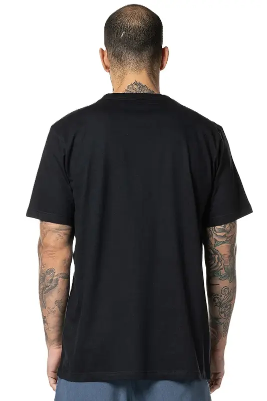 CAMISETA RVCA VA ALL THE WAY PRETO