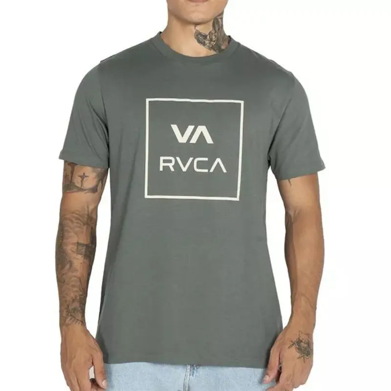 CAMISETA RVCA VA ALL THE WAY VERDE ESCURO