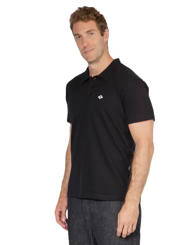 POLO RIP CURL BRAND ICON 90-BLACK