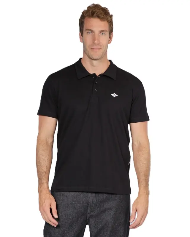 POLO RIP CURL BRAND ICON 90-BLACK