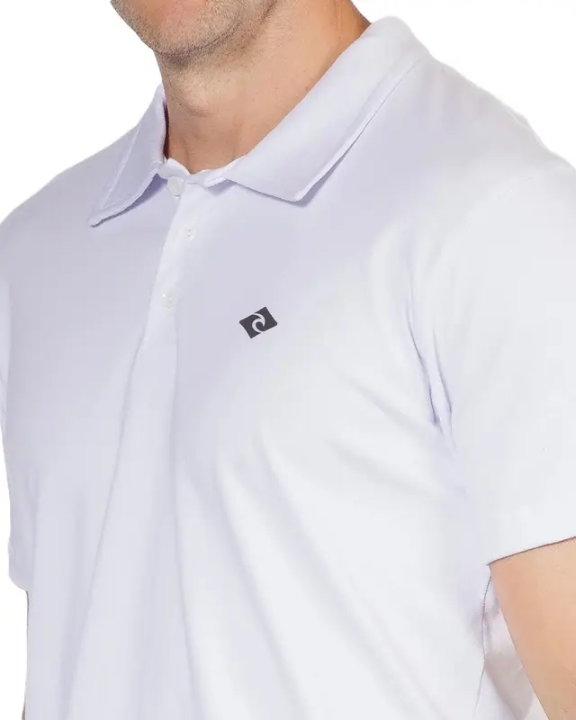 POLO RIP CURL BRAND ICON 1000-WHITE