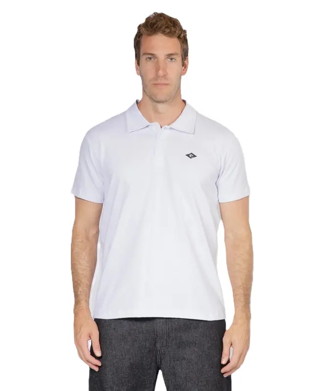 POLO RIP CURL BRAND ICON 1000-WHITE