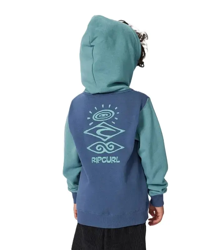 MOLETOM RIP CURL GROM ENERGY HOOD INFANTIL 3038-BLUE LAGOON
