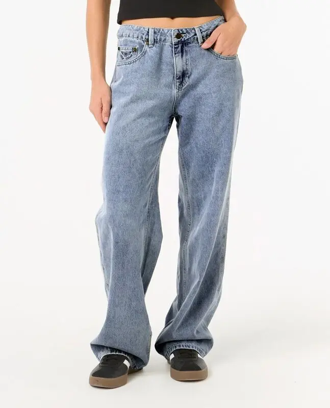 CALCA RIP CURL LAS DALIAS DENIM 441-WASHED BLUE