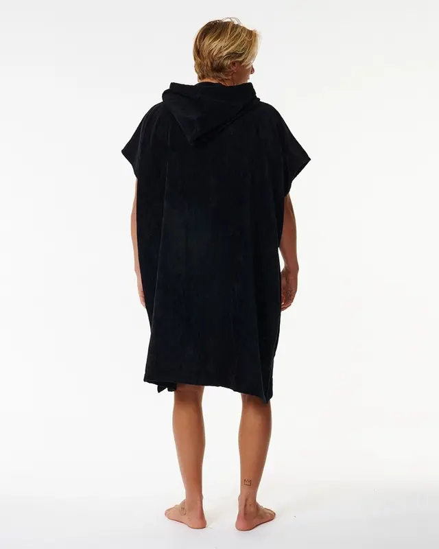 TOALHA RIP CURL LOGO HOODED 90-BLACK