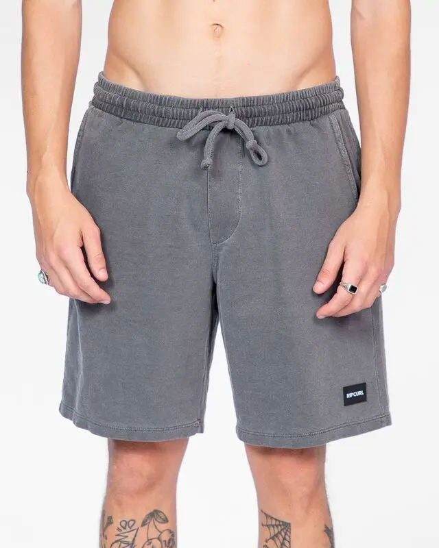 BERMUDA RIP CURL STONED ICON TRACKSHORT 90-BLACK