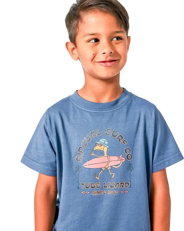 CAMISETA RIP CURL GROM ENERGY 432-PINE NIGHT