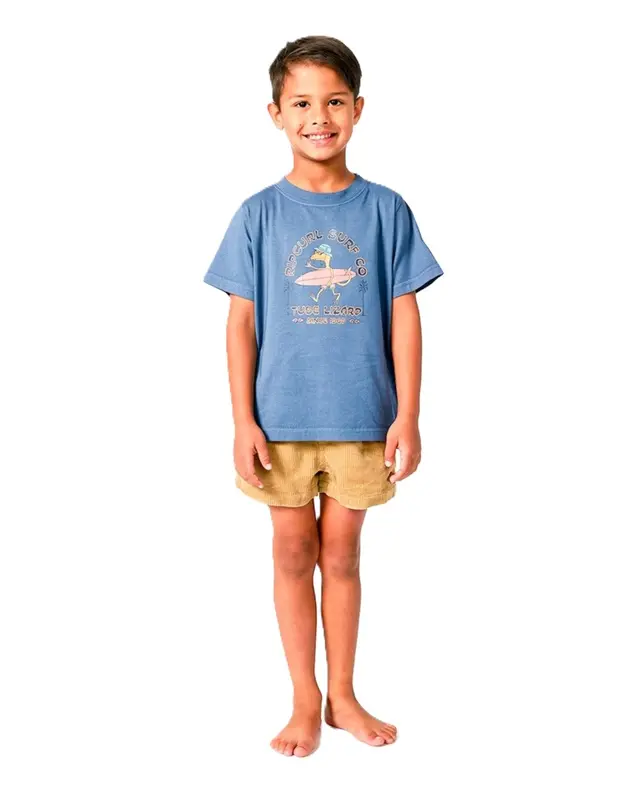 CAMISETA RIP CURL GROM ENERGY 432-PINE NIGHT